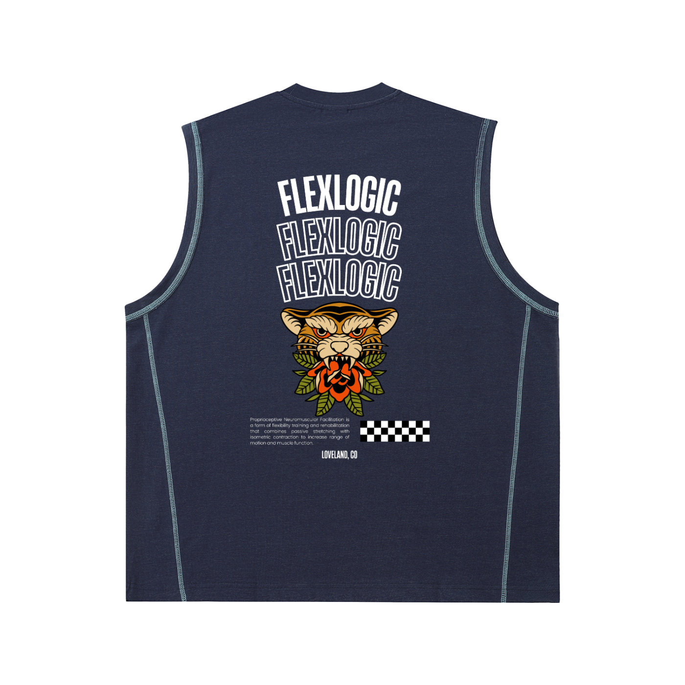 Contrast Panel Cooling Performance Tank Top