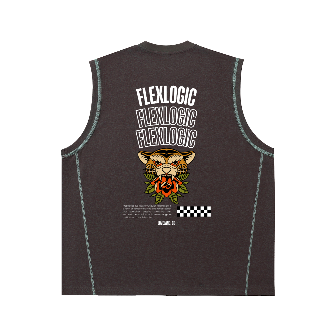 Contrast Panel Cooling Performance Tank Top