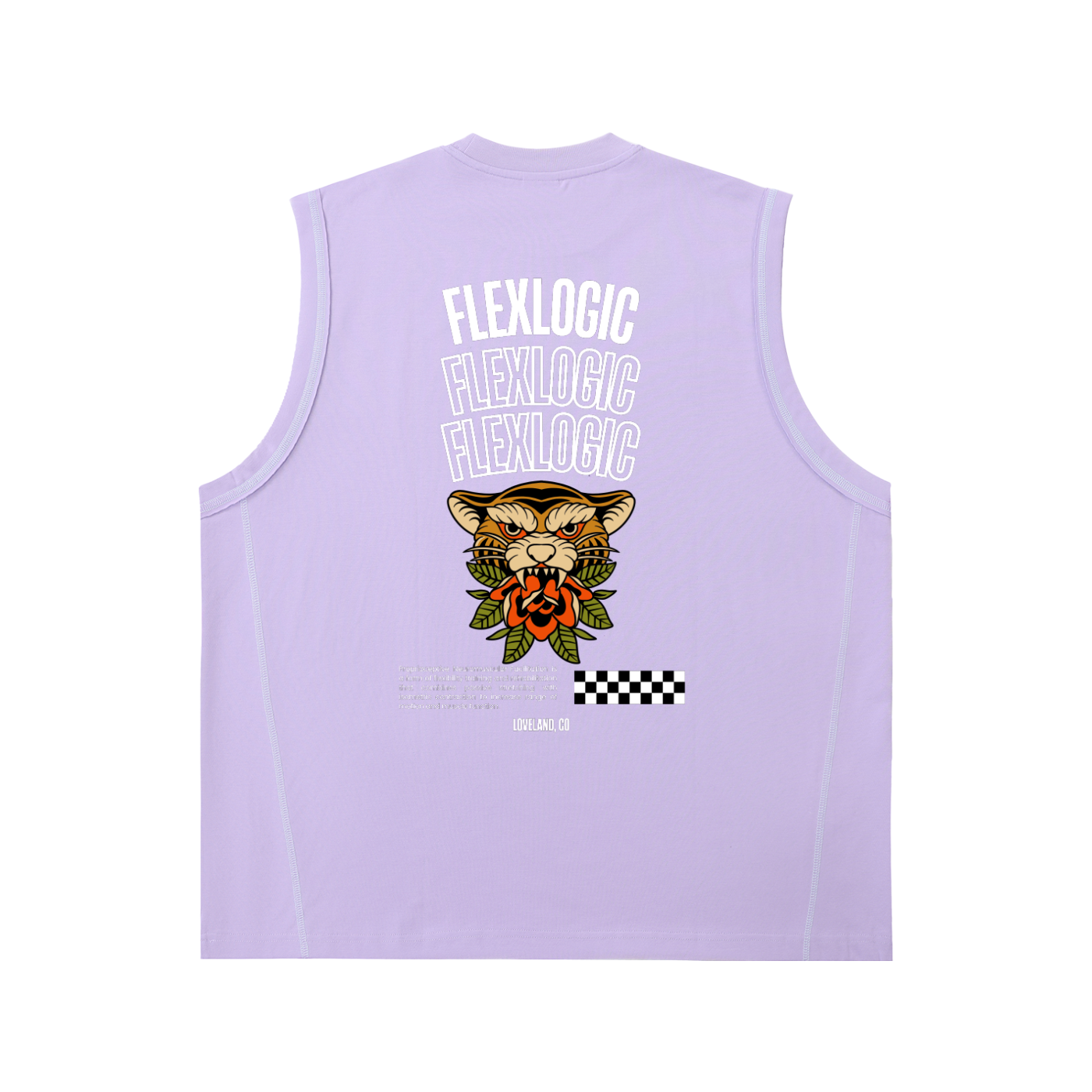 Contrast Panel Cooling Performance Tank Top