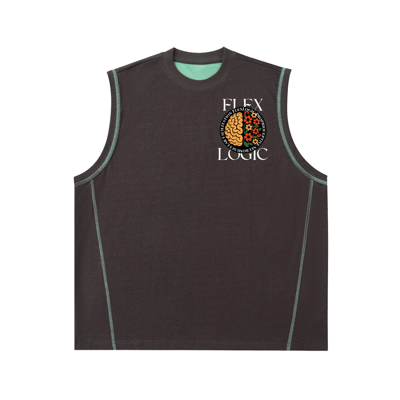 Contrast Panel Cooling Performance Tank Top