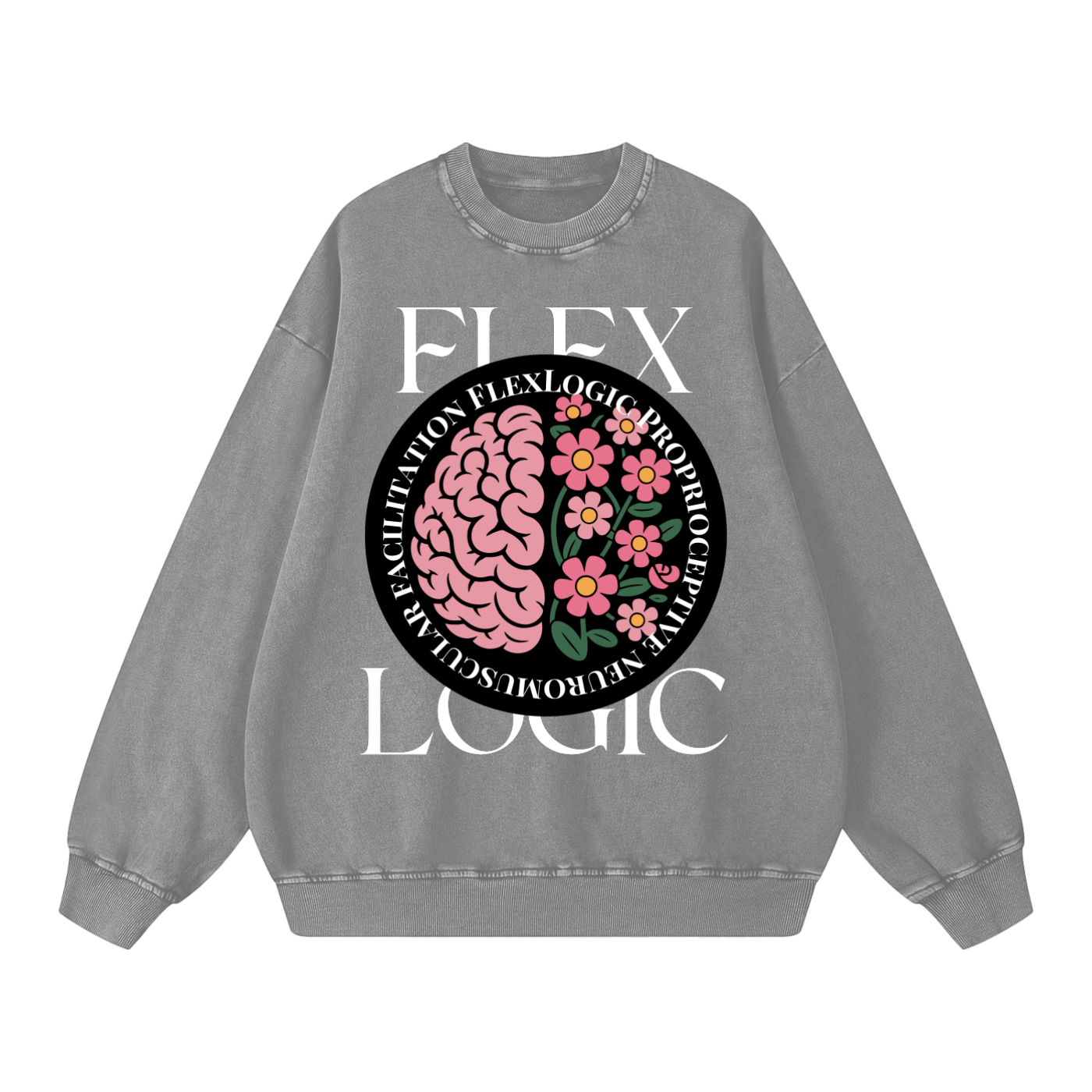 Snow Washed Oversized Sweatshirt